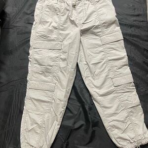 Women's Arizona Casual Cargo Pants - Light Grey Khaki